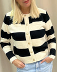 Vest zwart/Beige