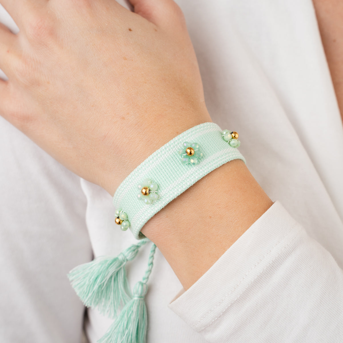 Festival Armband Geweven, diverse kleuren