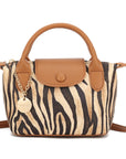 Tas met Zebra of Panterprint